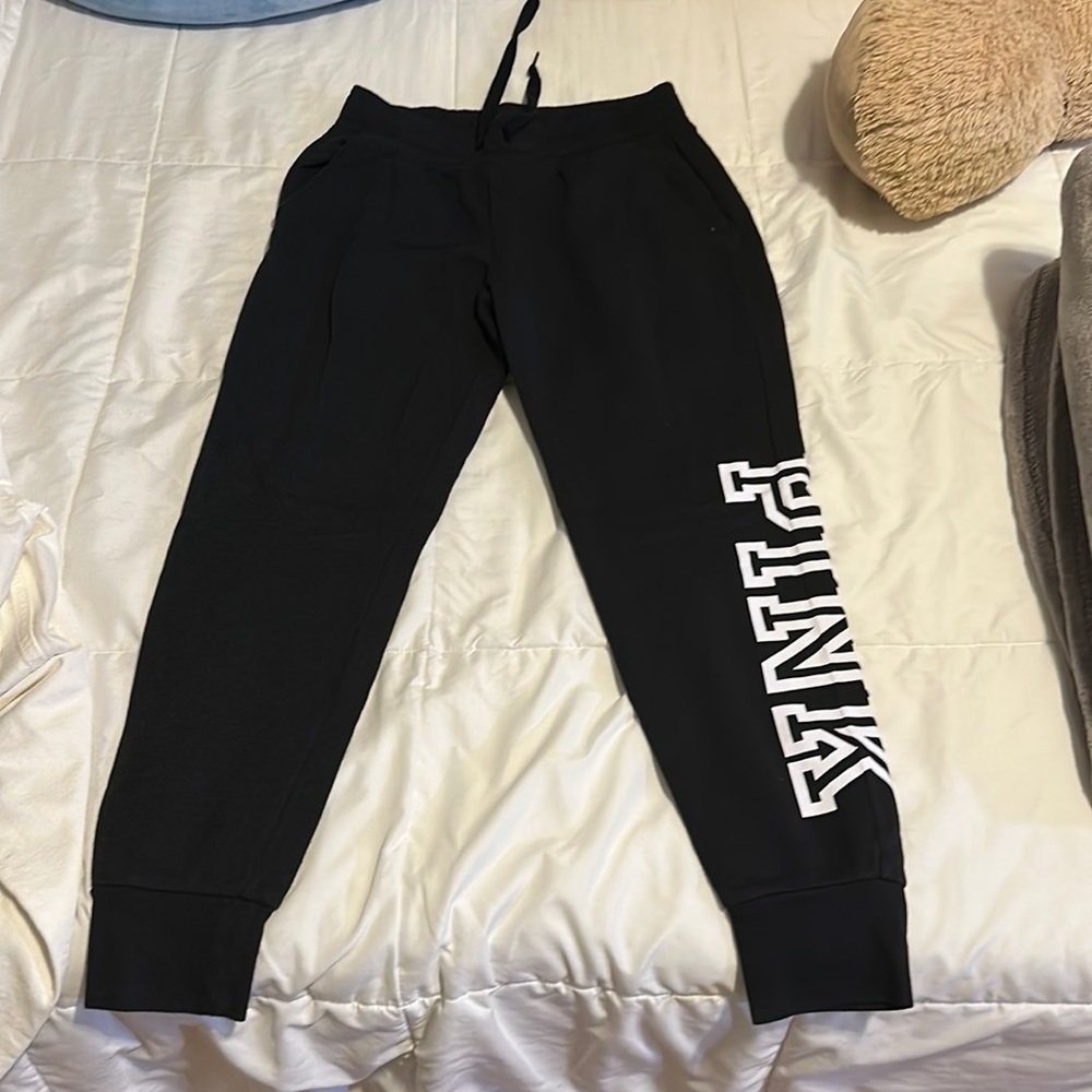 PINK black sweatpants 🖤